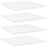 NNEVL Bookshelf Boards 4 pcs White 40x40x1.5 cm Chipboard