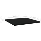 NNEVL Bookshelf Boards 4 pcs Black 40x40x1.5 cm Chipboard