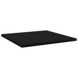 NNEVL Bookshelf Boards 8 pcs Black 40x40x1.5 cm Engineered Wood