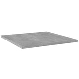 NNEVL Bookshelf Boards 4 pcs Concrete Grey 40x40x1.5 cm Chipboard