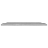 NNEVL Bookshelf Boards 4 pcs Concrete Grey 40x40x1.5 cm Chipboard