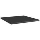 NNEVL Bookshelf Boards 8 pcs High Gloss Black 40x40x1.5 cm Engineered Wood