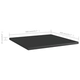 NNEVL Bookshelf Boards 8 pcs High Gloss Black 40x40x1.5 cm Engineered Wood