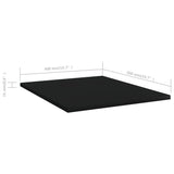 NNEVL Bookshelf Boards 4 pcs Black 40x50x1.5 cm Chipboard