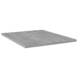 NNEVL Bookshelf Boards 4 pcs Concrete Grey 40x50x1.5 cm Chipboard