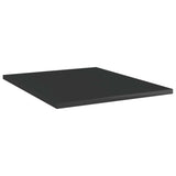 NNEVL Bookshelf Boards 4 pcs High Gloss Black 40x50x1.5 cm Chipboard