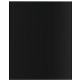 NNEVL Bookshelf Boards 4 pcs High Gloss Black 40x50x1.5 cm Chipboard