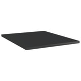 NNEVL Bookshelf Boards 8 pcs High Gloss Black 40x50x1.5 cm Engineered Wood