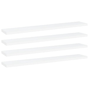 NNEVL Bookshelf Boards 4 pcs White 60x10x1.5 cm Chipboard
