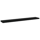 NNEVL Bookshelf Boards 4 pcs Black 60x10x1.5 cm Chipboard