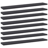 NNEVL Bookshelf Boards 8 pcs Grey 60x10x1.5 cm Engineered Wood