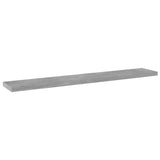 NNEVL Bookshelf Boards 4 pcs Concrete Grey 60x10x1.5 cm Chipboard