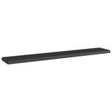 NNEVL Bookshelf Boards 4 pcs High Gloss Black 60x10x1.5 cm Chipboard