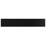 NNEVL Bookshelf Boards 4 pcs High Gloss Black 60x10x1.5 cm Chipboard