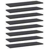 NNEVL Bookshelf Boards 8 pcs Grey 60x20x1.5 cm Engineered Wood
