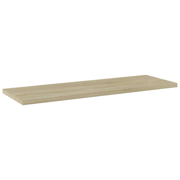 NNEVL Bookshelf Boards 4 pcs Sonoma Oak 60x20x1.5 cm Chipboard
