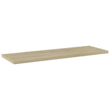 NNEVL Bookshelf Boards 8 pcs Sonoma Oak 60x20x1.5 cm Chipboard