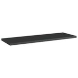 NNEVL Bookshelf Boards 4 pcs High Gloss Black 60x20x1.5 cm Chipboard