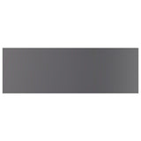 NNEVL Bookshelf Boards 4 pcs High Gloss Grey 60x20x1.5 cm Chipboard