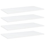 NNEVL Bookshelf Boards 4 pcs White 60x30x1.5 cm Chipboard