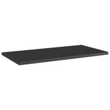 NNEVL Bookshelf Boards 4 pcs High Gloss Black 60x30x1.5 cm Chipboard