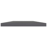 NNEVL Bookshelf Boards 4 pcs High Gloss Grey 60x30x1.5 cm Chipboard