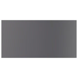 NNEVL Bookshelf Boards 4 pcs High Gloss Grey 60x30x1.5 cm Chipboard
