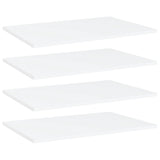 NNEVL Bookshelf Boards 4 pcs White 60x40x1.5 cm Chipboard