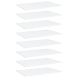 NNEVL Bookshelf Boards 8 pcs White 60x40x1.5 cm Engineered Wood