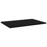 NNEVL Bookshelf Boards 8 pcs Black 60x40x1.5 cm Engineered Wood