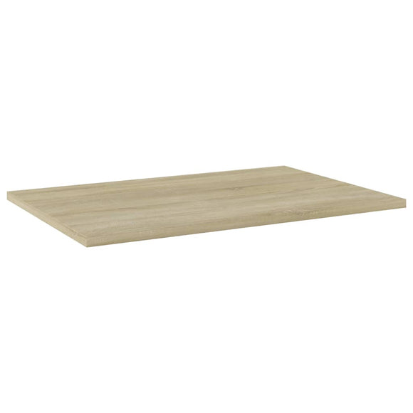 NNEVL Bookshelf Boards 4 pcs Sonoma Oak 60x40x1.5 cm Chipboard