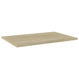 NNEVL Bookshelf Boards 4 pcs Sonoma Oak 60x40x1.5 cm Chipboard