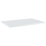 NNEVL Bookshelf Boards 4 pcs High Gloss White 60x40x1.5 cm Chipboard