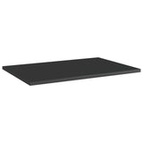NNEVL Bookshelf Boards 8 pcs High Gloss Black 60x40x1.5 cm Engineered Wood