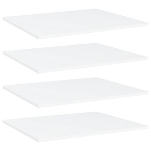NNEVL Bookshelf Boards 4 pcs White 60x50x1.5 cm Chipboard