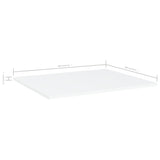 NNEVL Bookshelf Boards 4 pcs White 60x50x1.5 cm Chipboard
