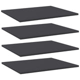 NNEVL Bookshelf Boards 4 pcs Grey 60x50x1.5 cm Engineered Wood