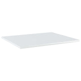 NNEVL Bookshelf Boards 4 pcs High Gloss White 60x50x1.5 cm Chipboard
