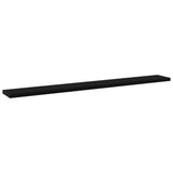 NNEVL Bookshelf Boards 8 pcs Black 80x10x1.5 cm Engineered Wood
