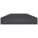 NNEVL Bookshelf Boards 8 pcs Grey 80x10x1.5 cm Engineered Wood