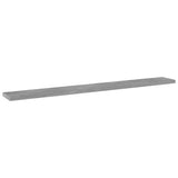 NNEVL Bookshelf Boards 4 pcs Concrete Grey 80x10x1.5 cm Chipboard
