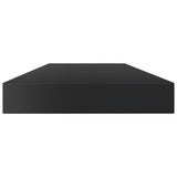 NNEVL Bookshelf Boards 4 pcs High Gloss Black 80x10x1.5 cm Chipboard