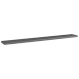 NNEVL Bookshelf Boards 4 pcs High Gloss Grey 80x10x1.5 cm Engineered Wood