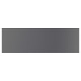 NNEVL Bookshelf Boards 4 pcs High Gloss Grey 80x20x1.5 cm Chipboard