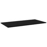 NNEVL Bookshelf Boards 4 pcs Black 80x30x1.5 cm Chipboard