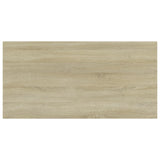 NNEVL Bookshelf Boards 4 pcs Sonoma Oak 80x30x1.5 cm Chipboard
