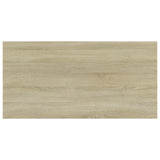 NNEVL Bookshelf Boards 8 pcs Sonoma Oak 80x30x1.5 cm Chipboard