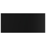 NNEVL Bookshelf Boards 4 pcs High Gloss Black 80x30x1.5 cm Chipboard