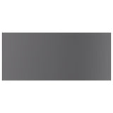 NNEVL Bookshelf Boards 8 pcs High Gloss Grey 80x30x1.5 cm Engineered Wood
