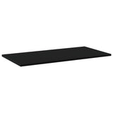 NNEVL Bookshelf Boards 4 pcs Black 80x40x1.5 cm Chipboard